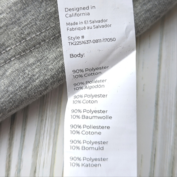 Fabletics She Can Do Anything Micah Muscle Tank in Gray Size Large NWT - Picture 9 of 9